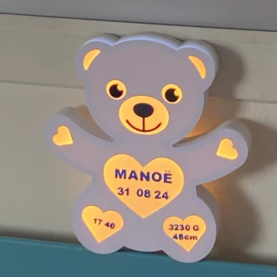 Veilleuse Nounours